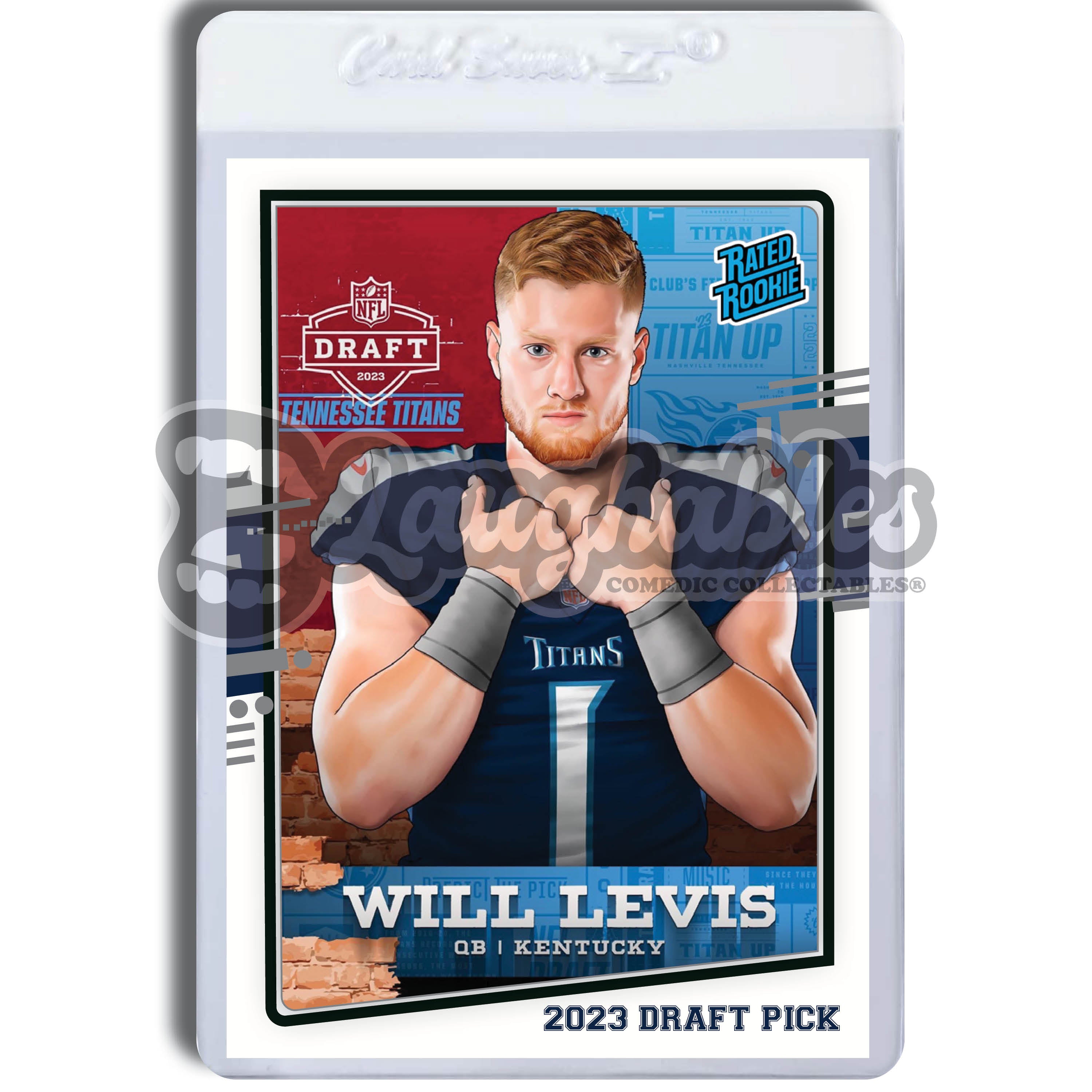 Will Levis | Titans | Custom Art Trading Football Card Novelty