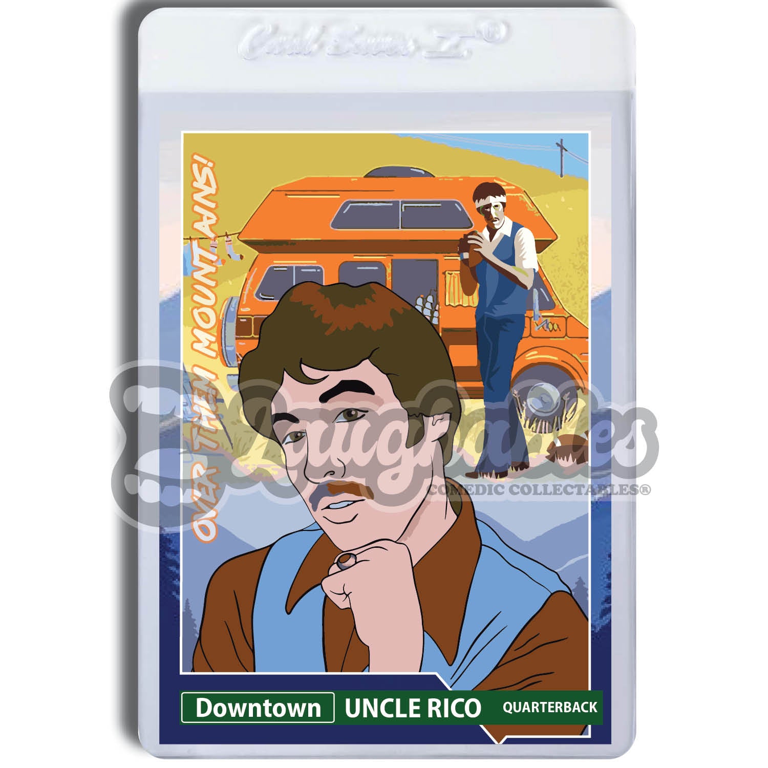 Uncle Rico | Jon Gries | Downtown | Custom Art Trading Card Novelty