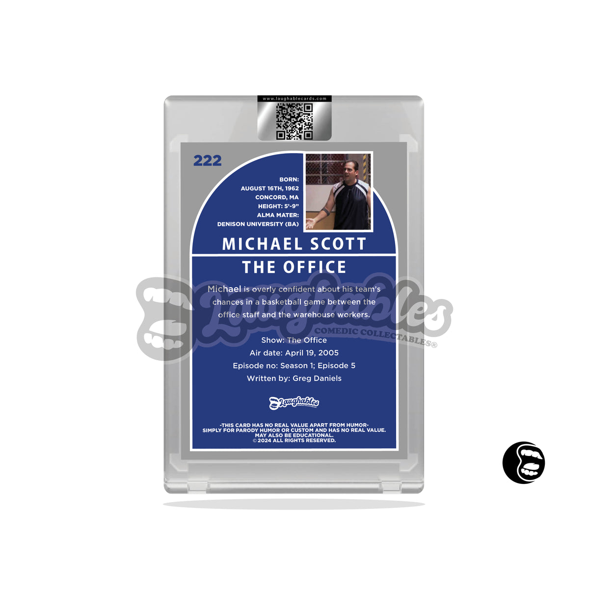 Michael Scott | NBA Hoops | Custom Art Trading Card Novelty