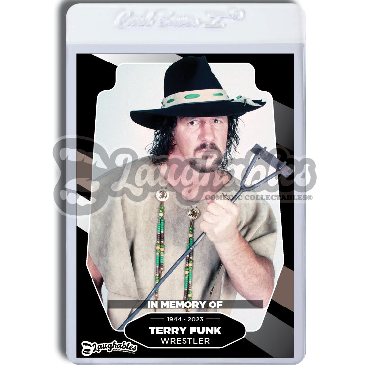 Terry Funk | WWE | Custom Art Trading Card Novelty
