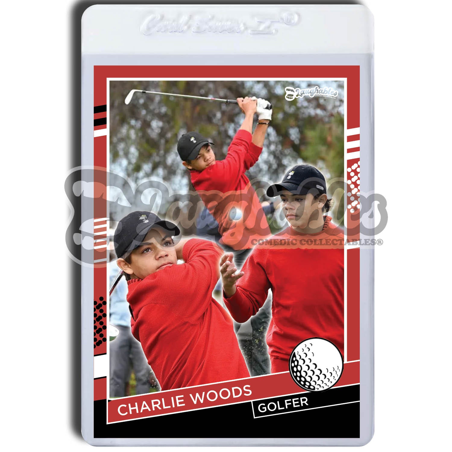 Charlie Woods | Golfer | ACEO | Custom Trading Card Novelty