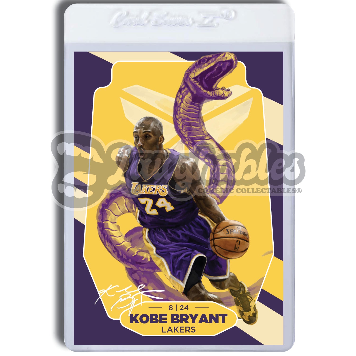 Kobe Bryant | LA Lakers | Limited Custom Art Trading Basketball Card Novelty