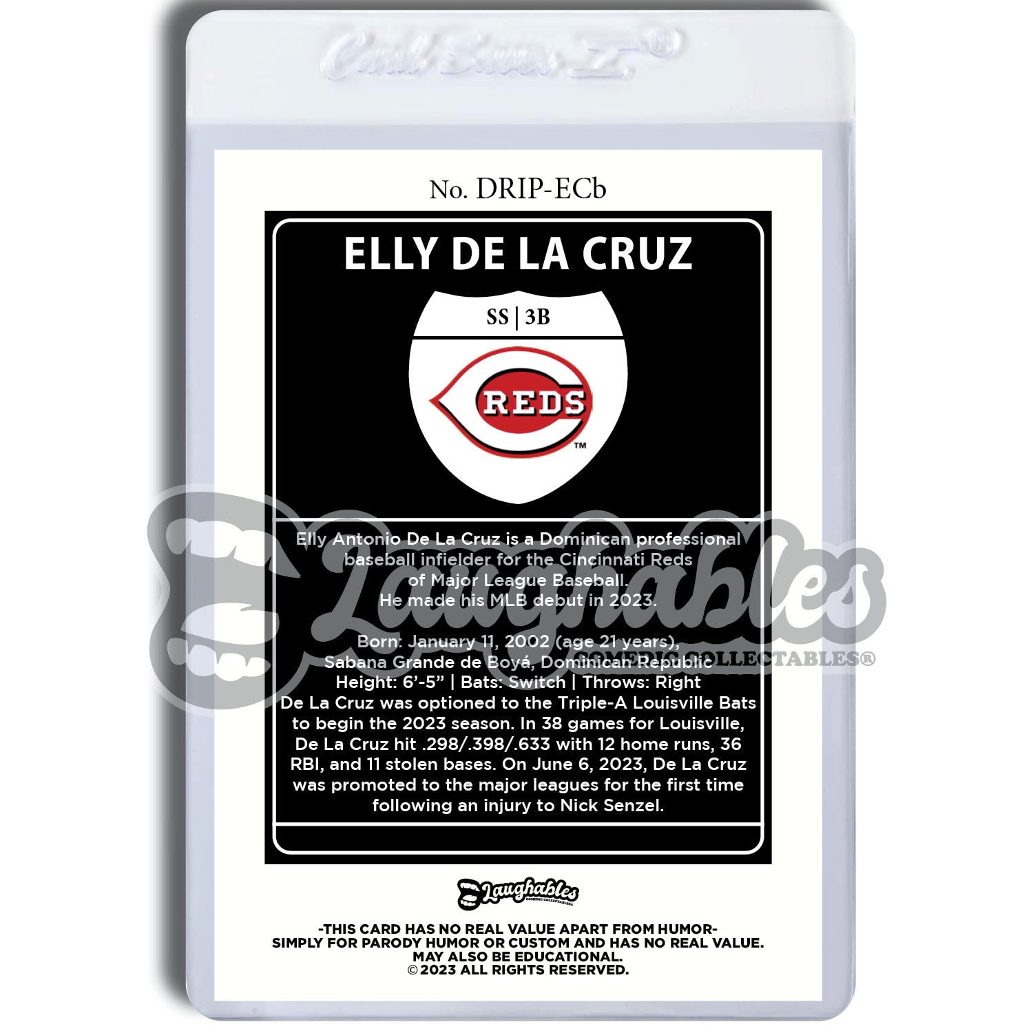 Elly De La Cruz | Limited | Custom Art Trading Card Novelty