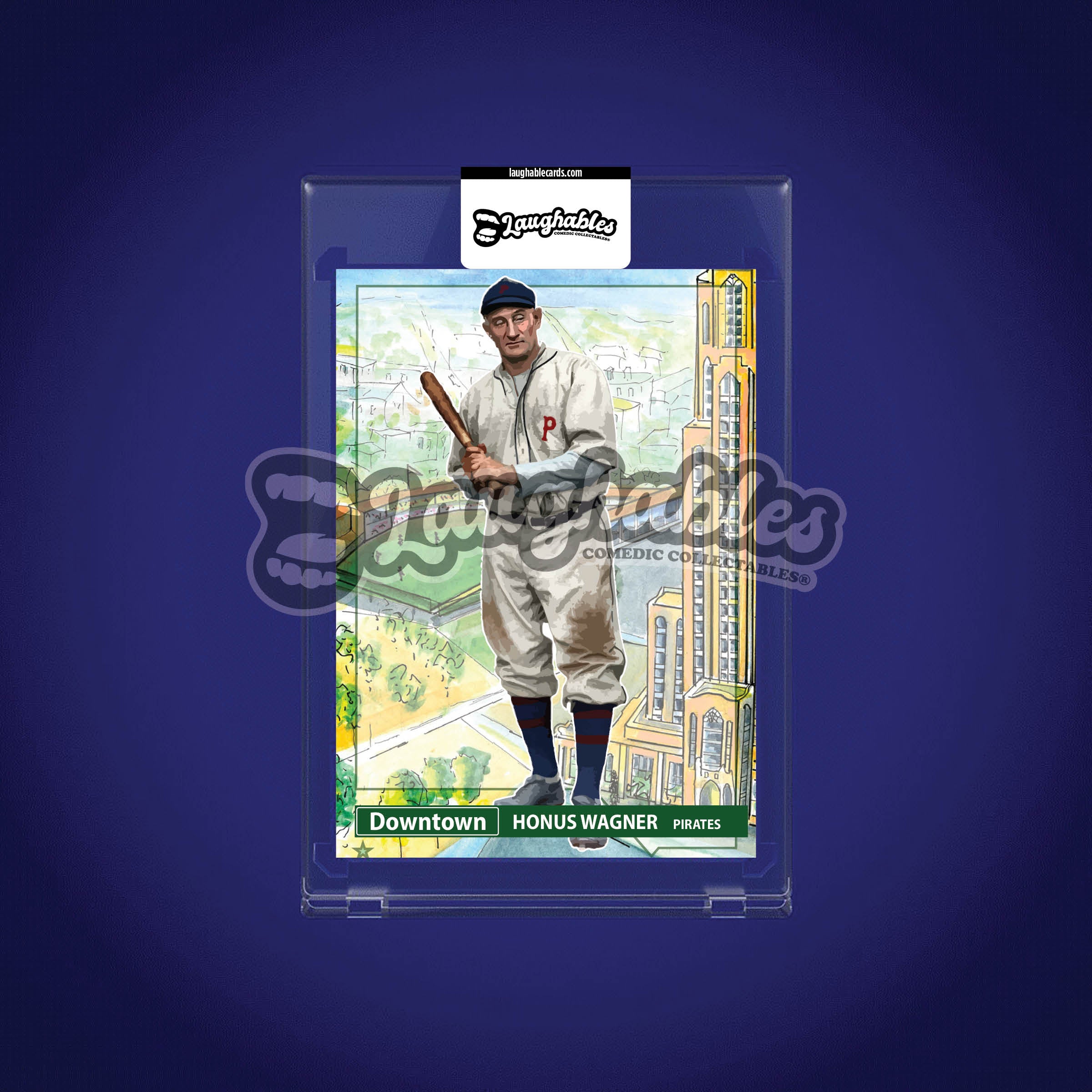 Honus Wagner | Pirates | Downtown | Limited | Custom Art Trading Card Novelty