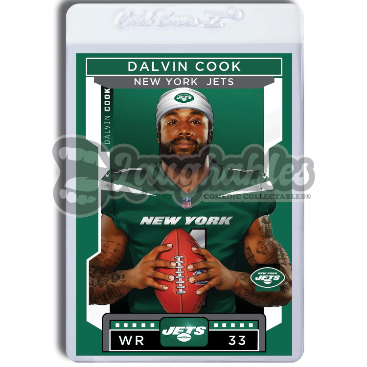 Dalvin Cook | NY Jets | Custom Art Trading Card Novelty