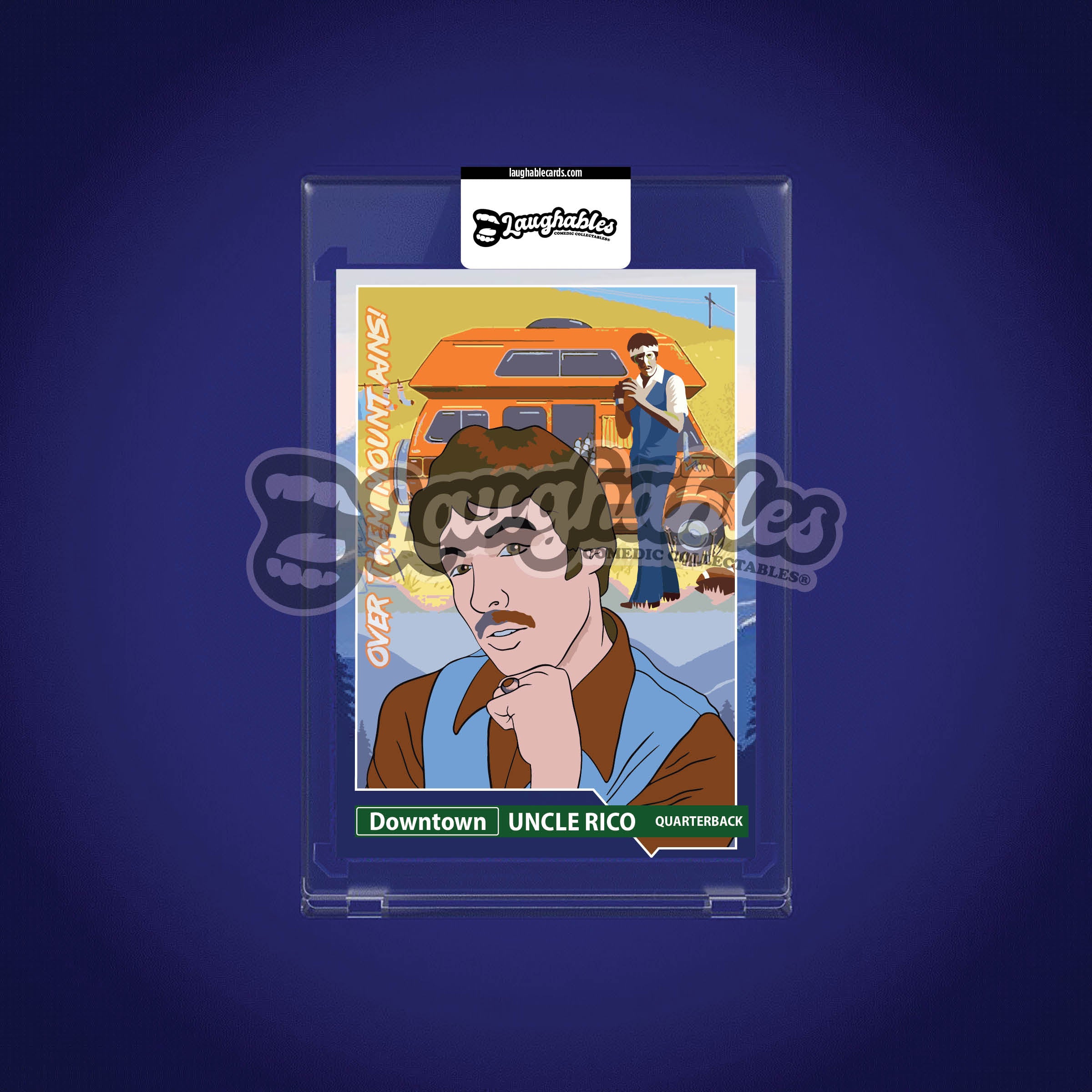 Uncle Rico | Jon Gries | Downtown | Limited | Custom Art Trading Card Novelty