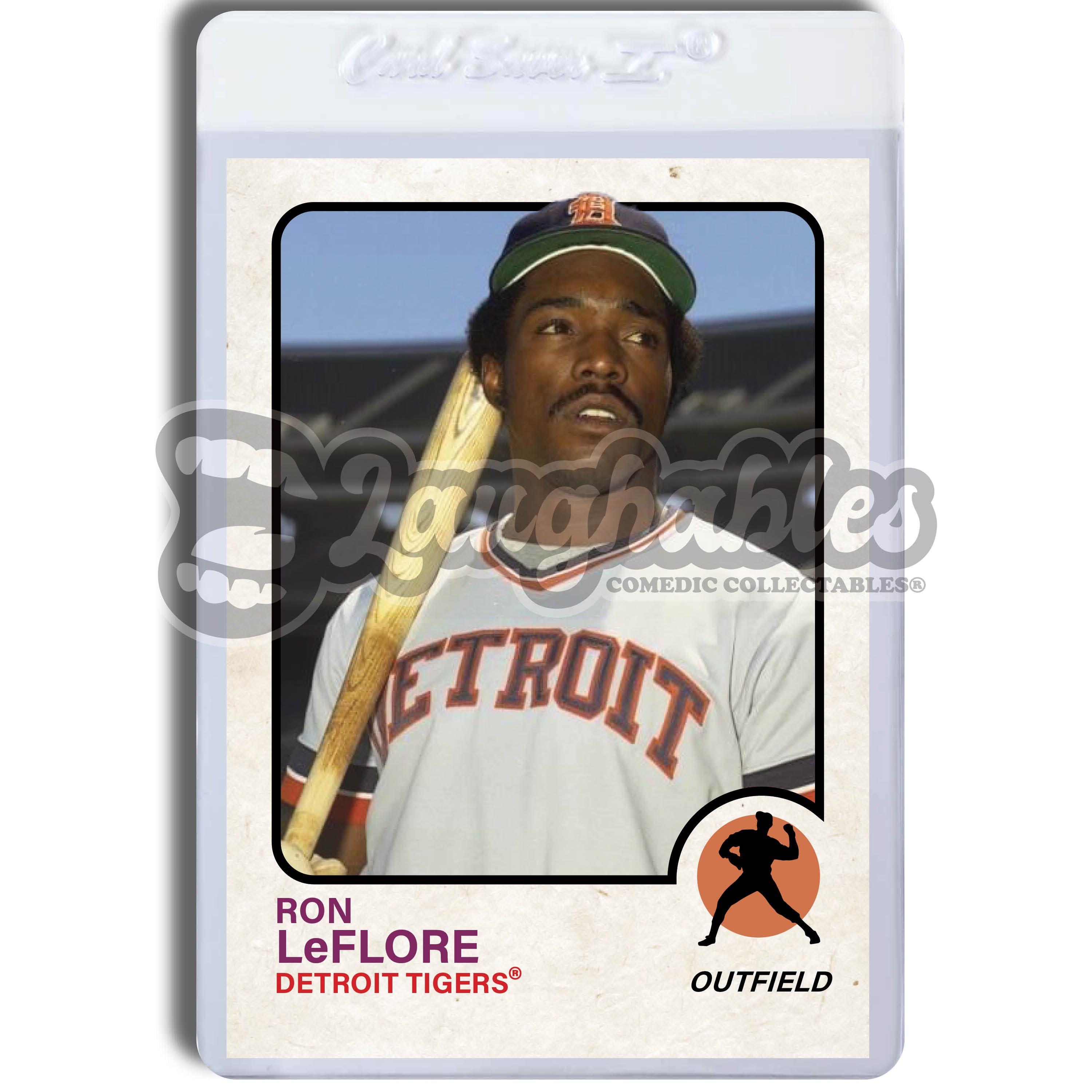Ron LeFlore | Detroit Tigers | Custom Art Trading Card Novelty