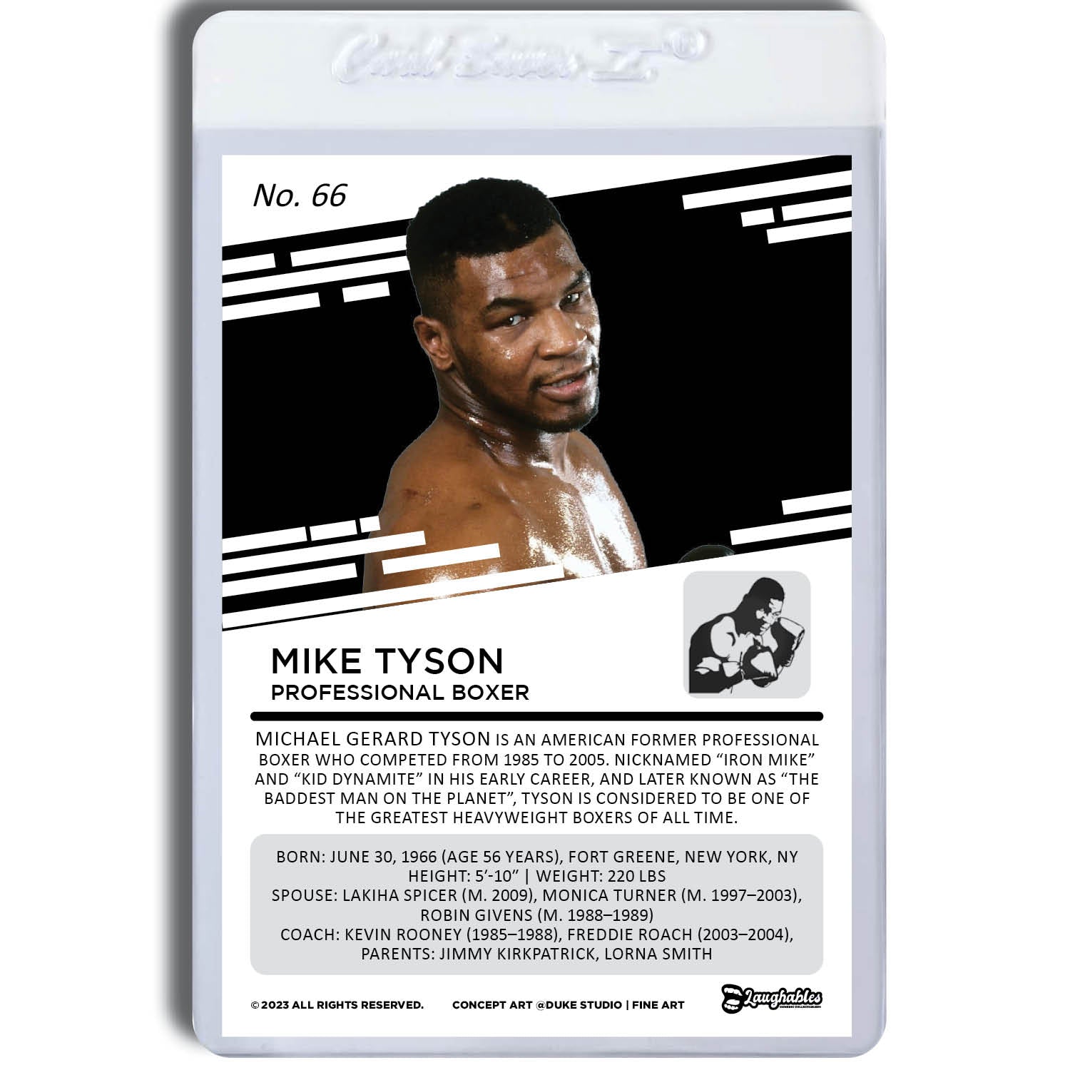 Mike Tyson | Boxer | Custom Art Trading Card Novelty
