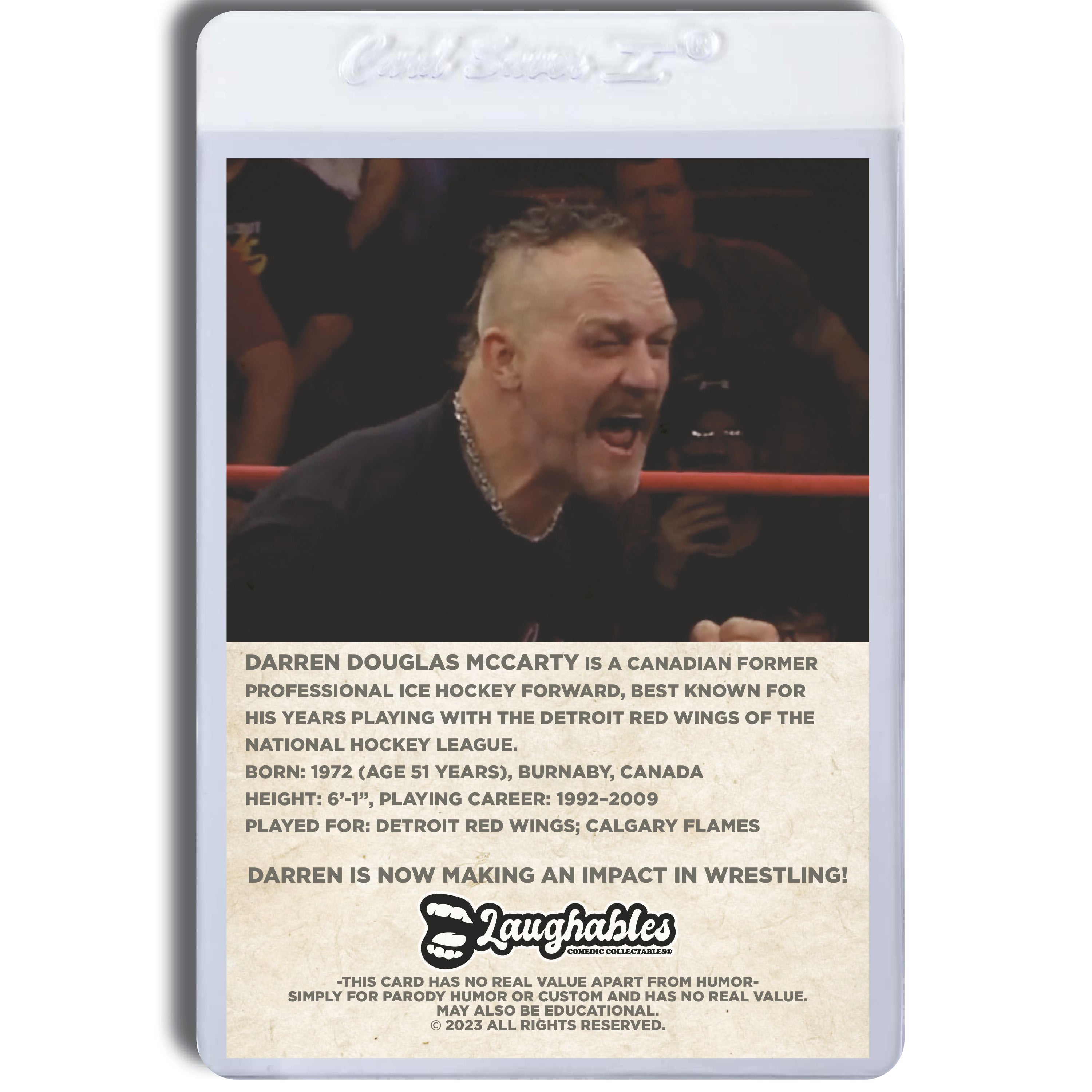 Darren McCarty | Impact Wrestling | Custom Art Trading Card Novelty