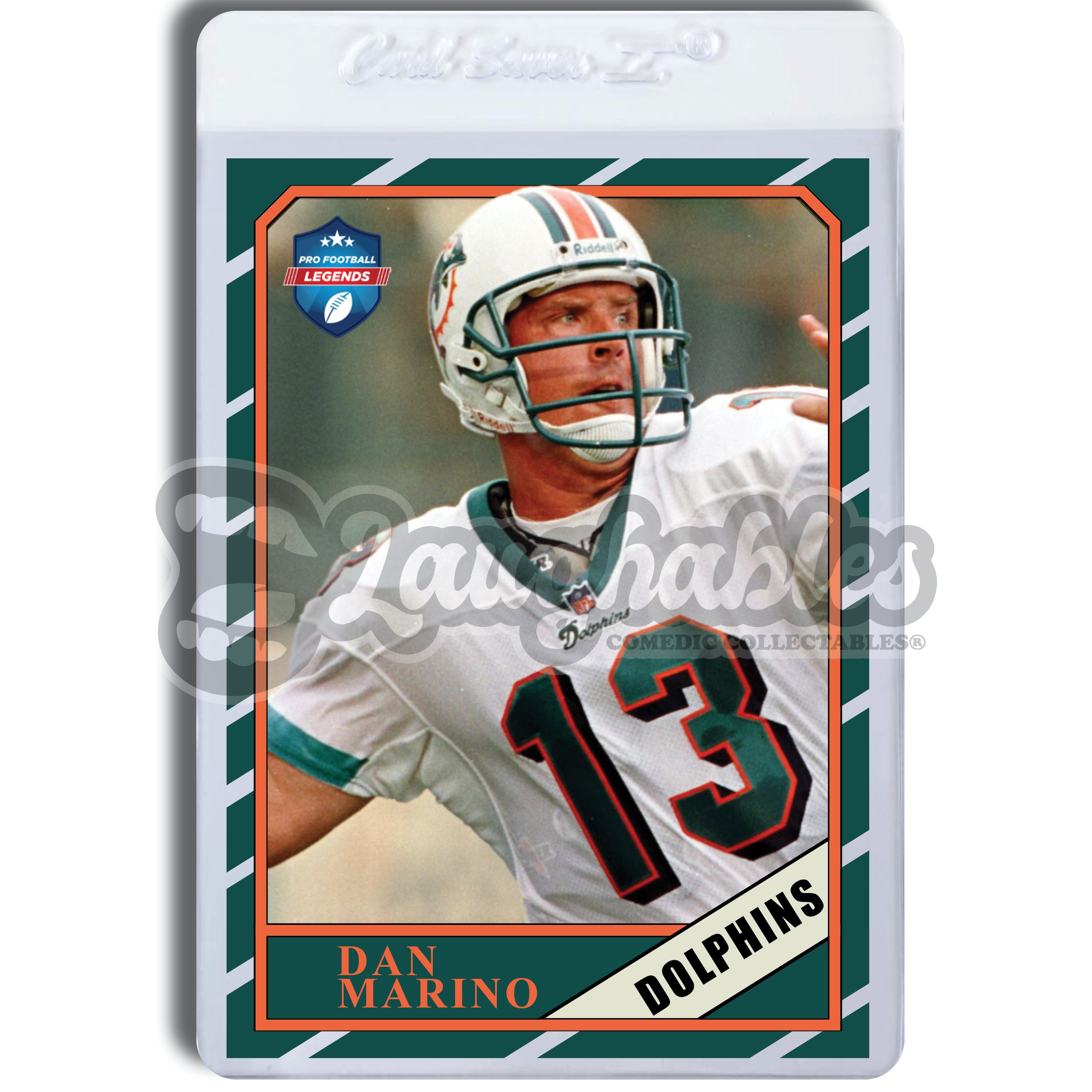 Dan Marino | Pro Football Legends | Custom Art Trading Card Novelty