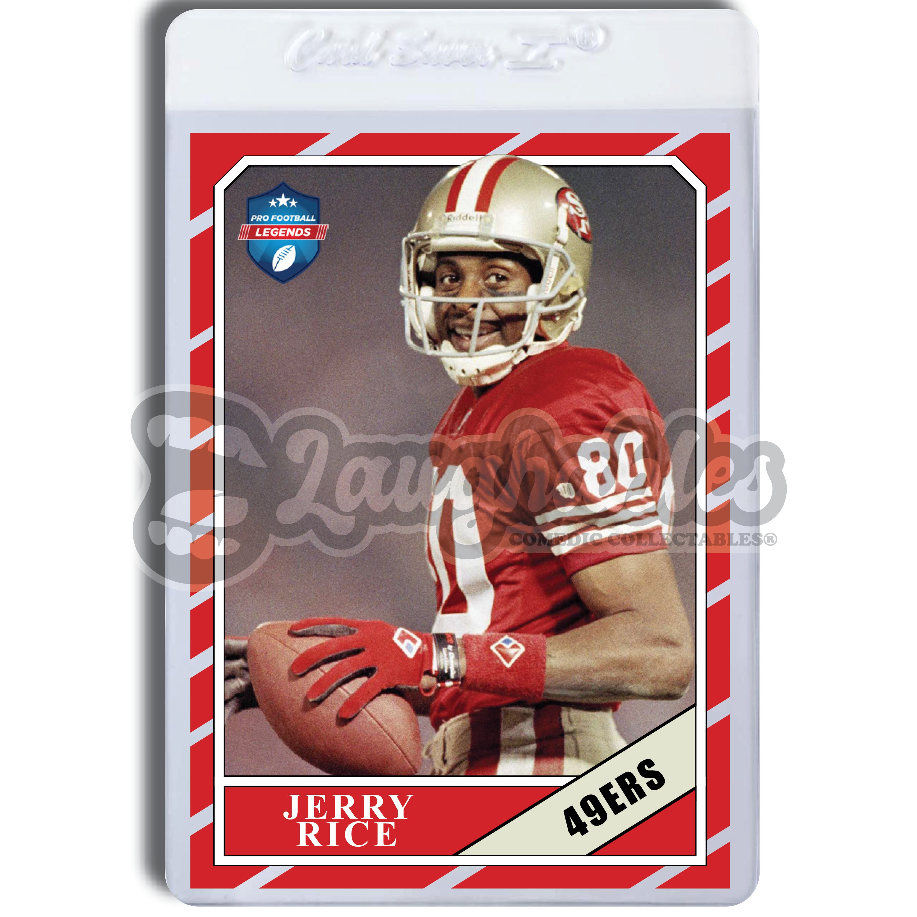 Jerry Rice | Pro Football Legends | Custom Art Trading Card Novelty