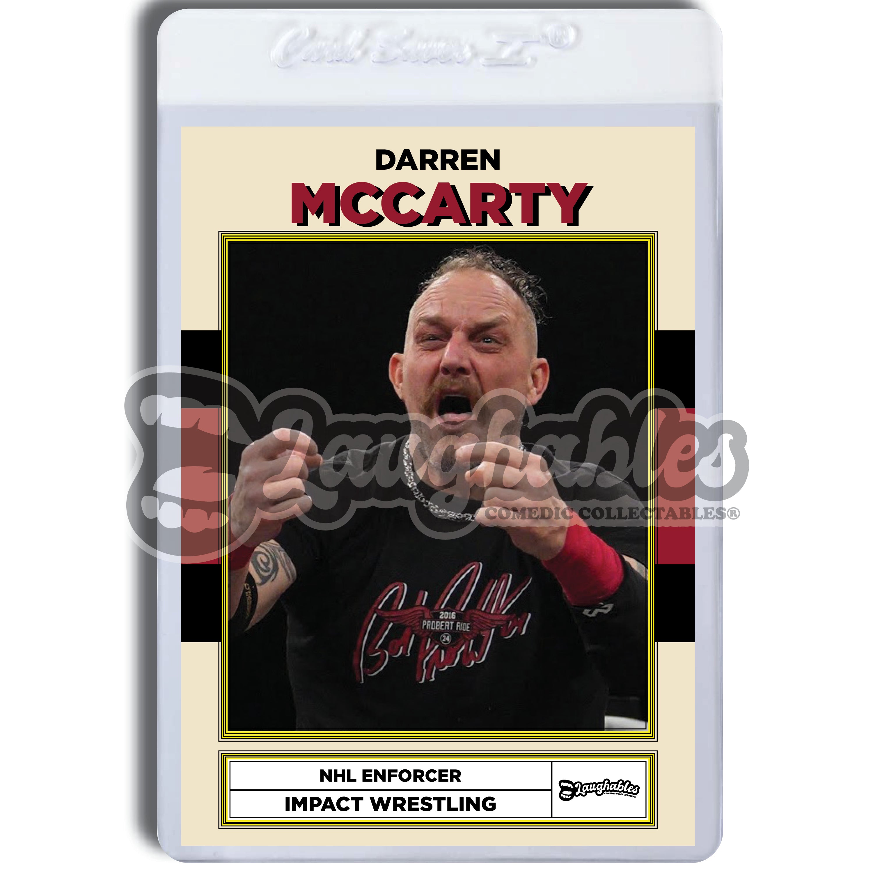 Darren McCarty | Impact Wrestling | Custom Art Trading Card Novelty