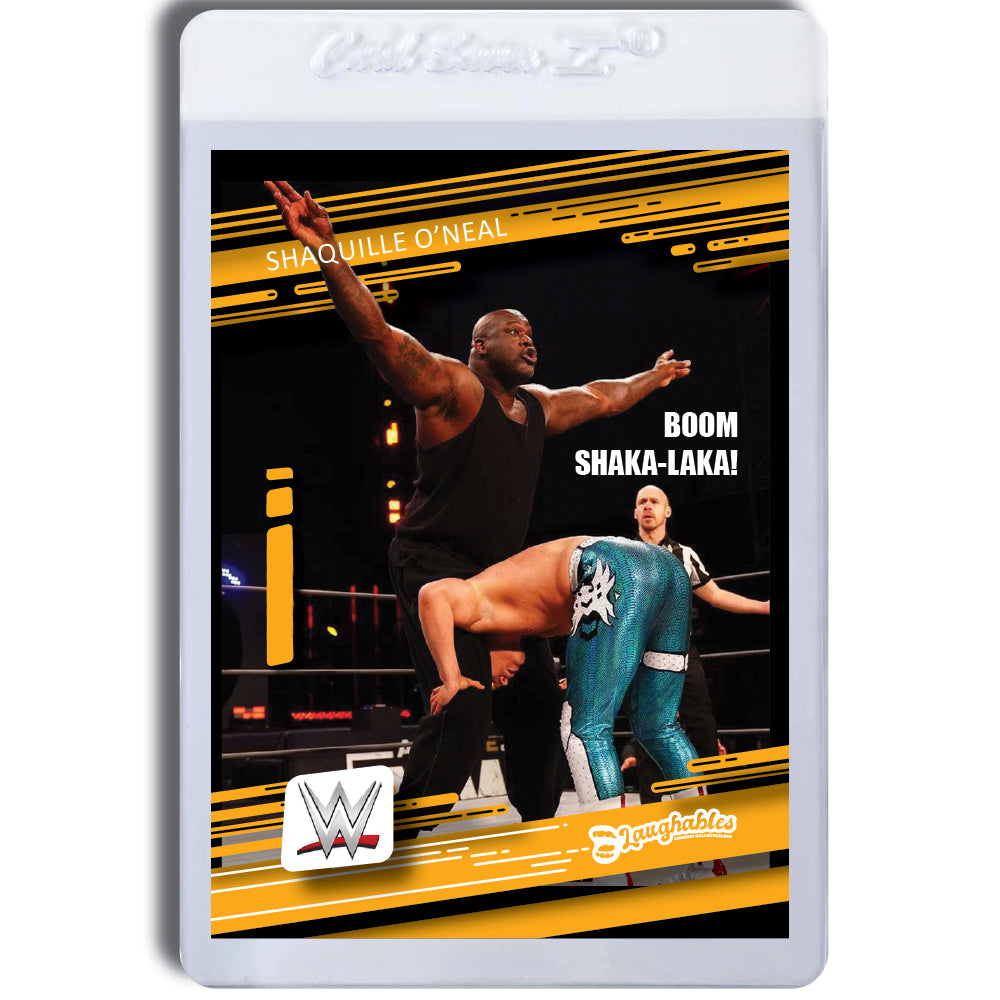 Shaquille O'Neal | Boom Shaka-Laka | ACEO | Limited | Custom Wrestling Trading Card Novelty