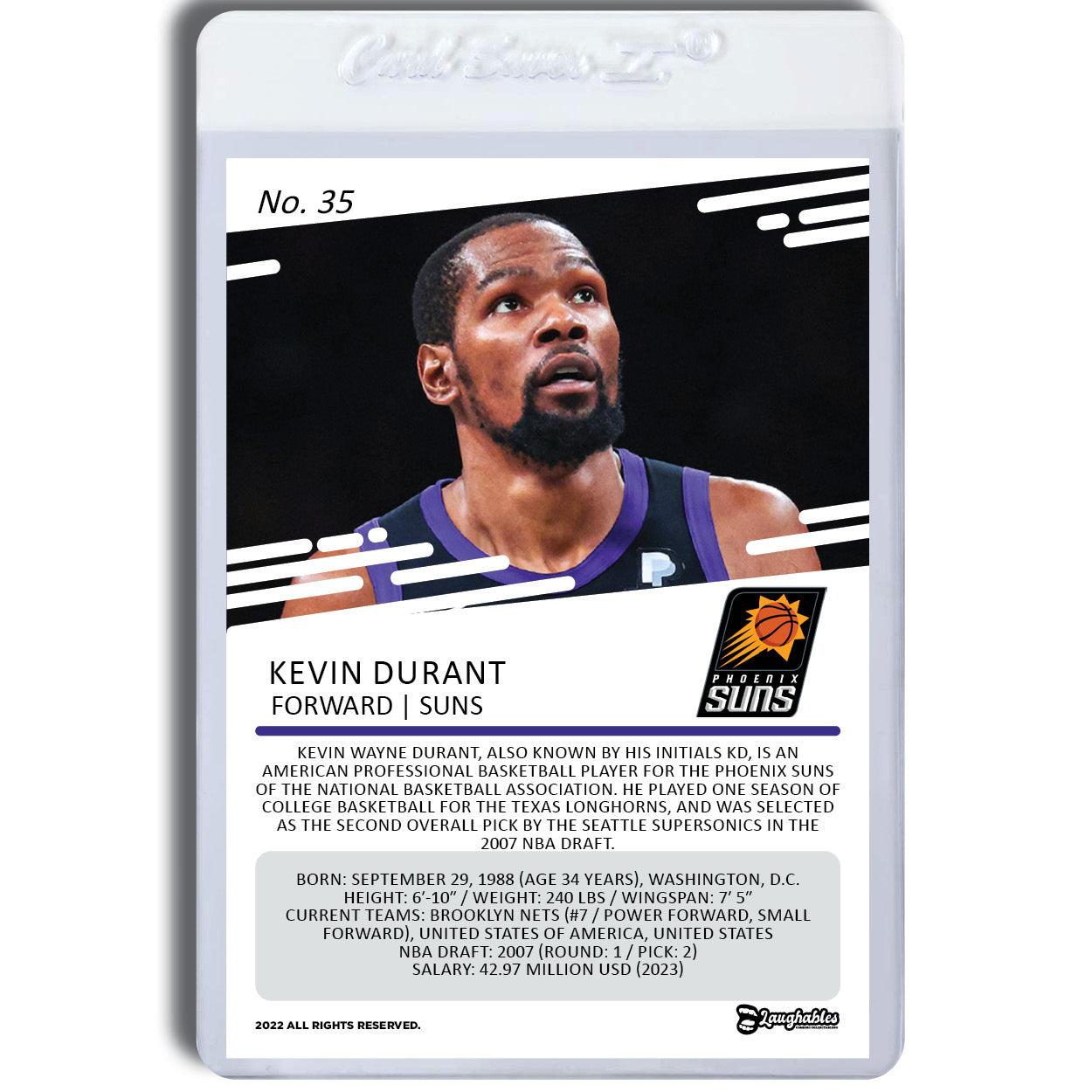 1 of 1 Vintage 90s Phoenix Suns Kevin Durant Custom Champion 