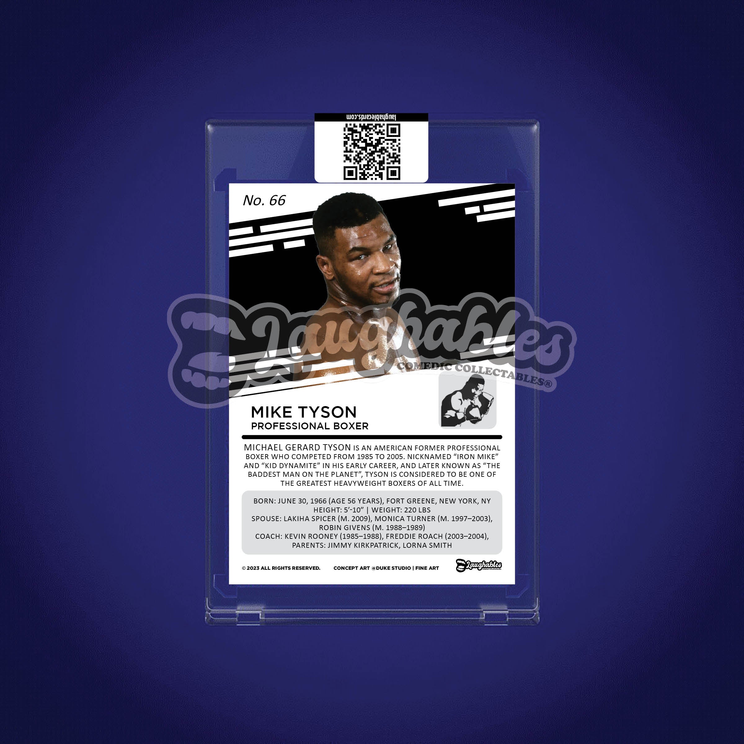 Mike Tyson | Boxer | Limited | Custom Art Trading Card Novelty