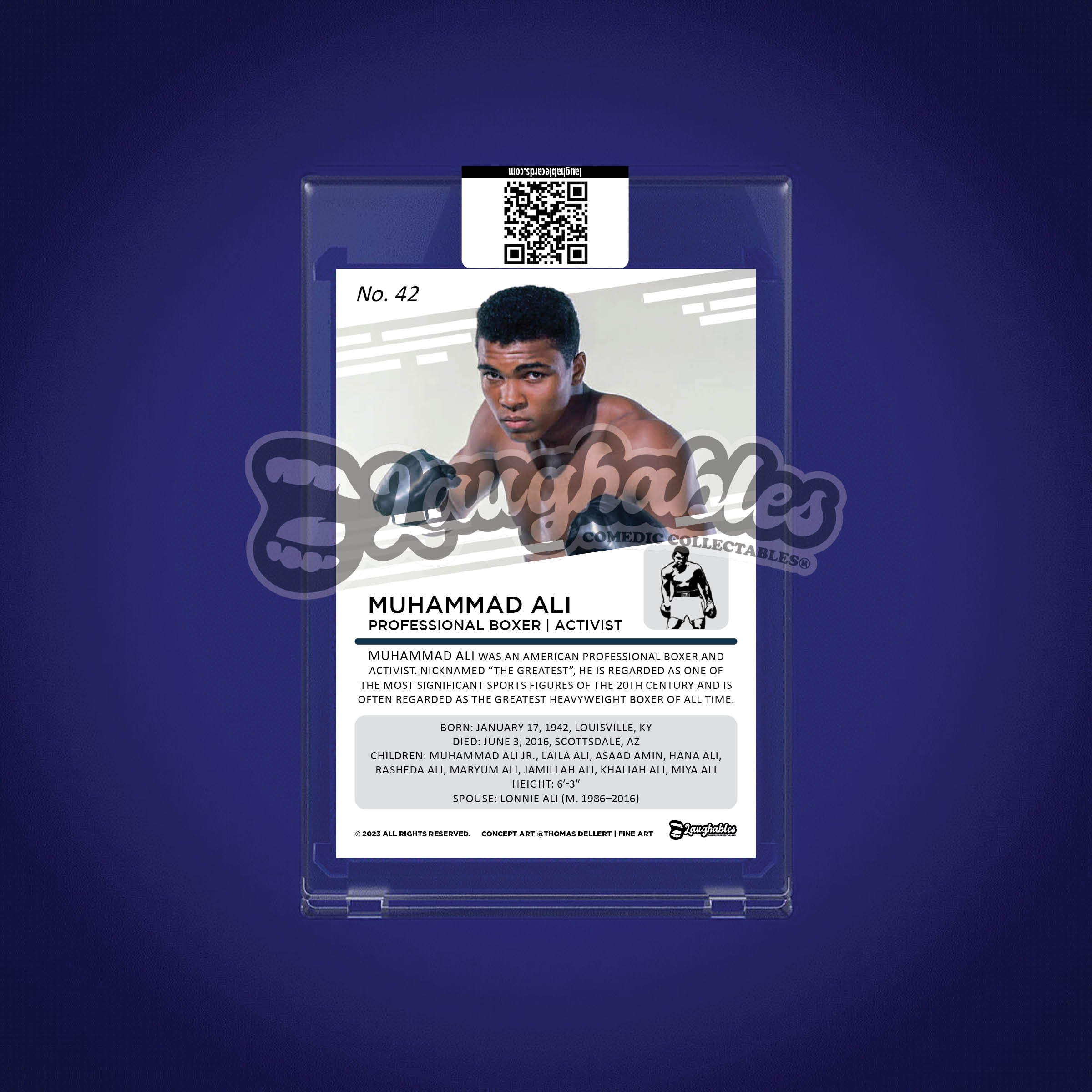 Muhammad Ali | Boxer | Activist | Limited | Custom Art Trading Card Novelty