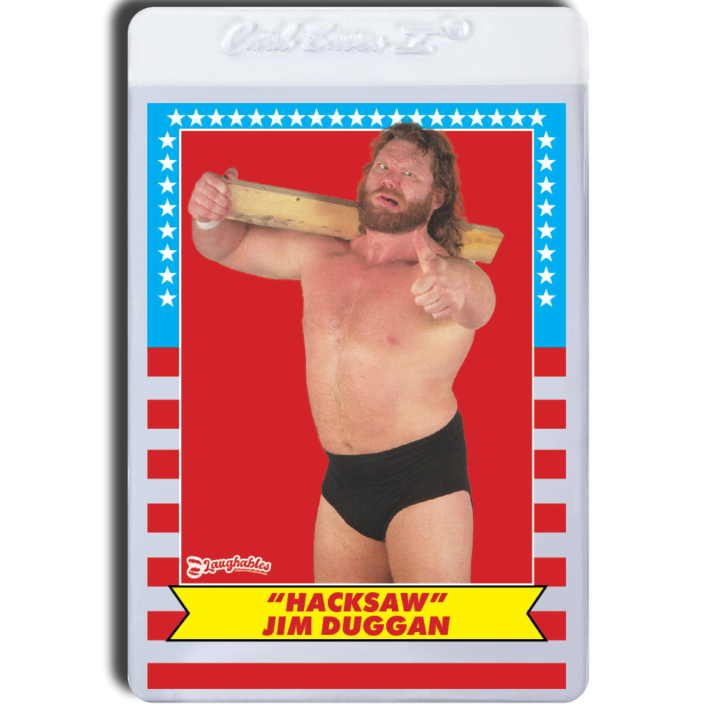 Hacksaw Jim Duggan | Wrestling Legends | Limited | Custom Art Trading Card Novelty #83
