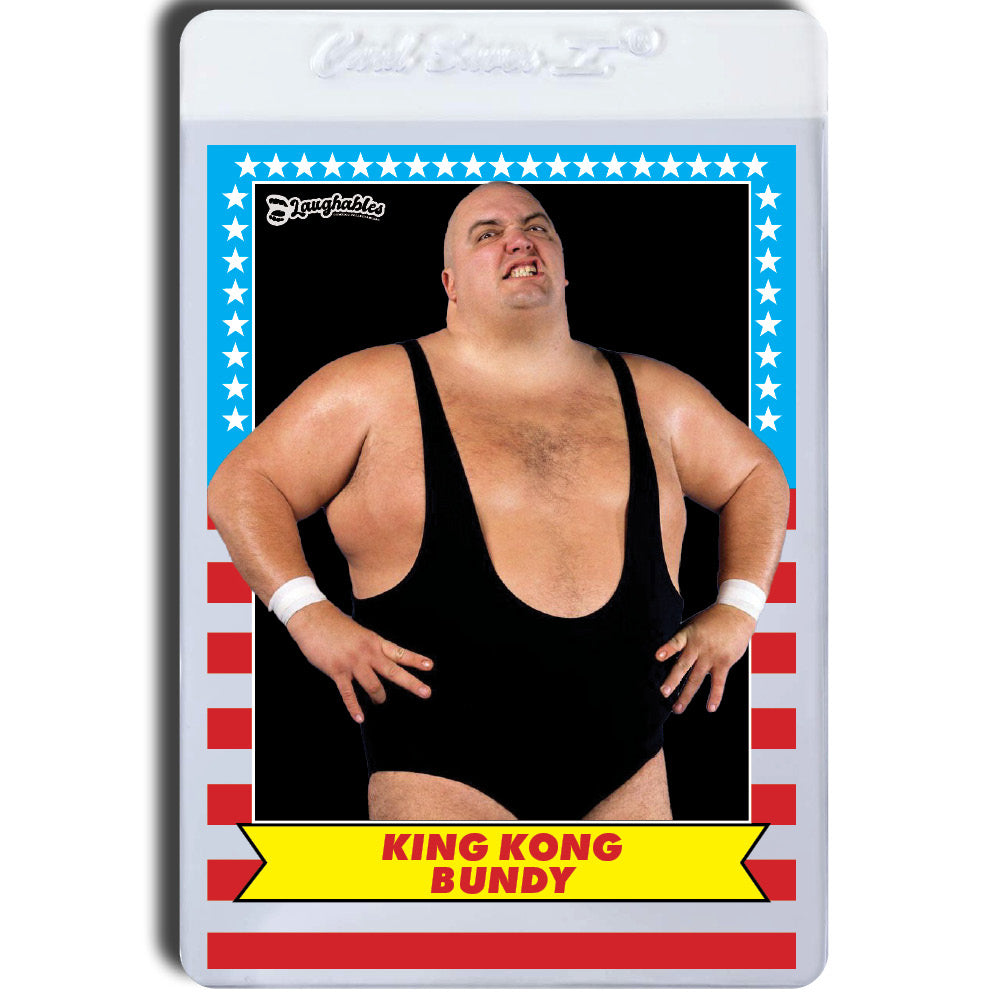 King Kong Bundy | Wrestling Legends | Limited | Custom Art Trading Card Novelty #85