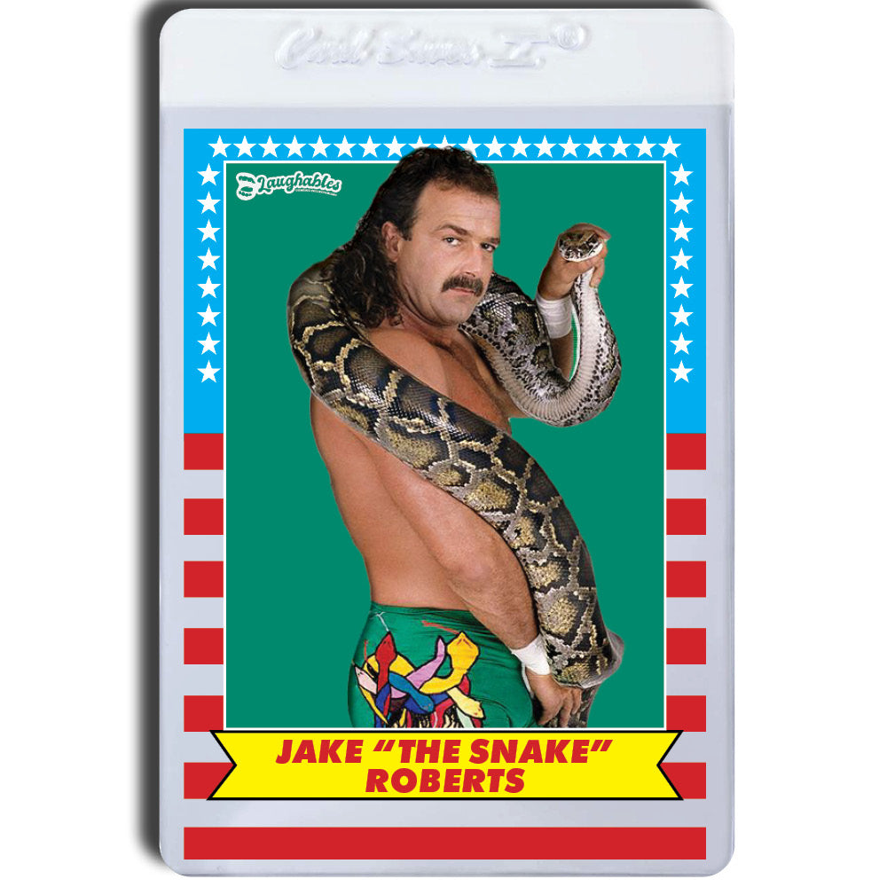 Jake The Snake Roberts | Wrestling Legends | Limited | Custom Art Trading Card Novelty #86