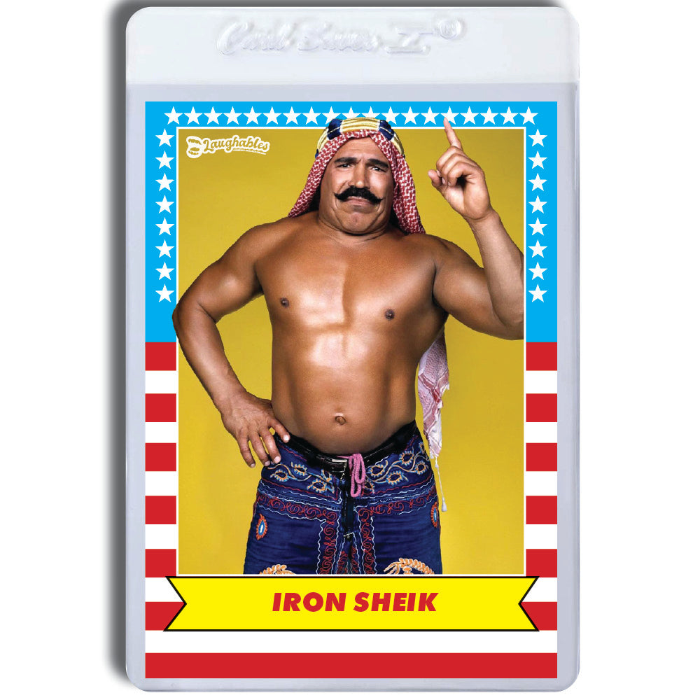 Iron Sheik | Wrestling Legends | Limited | Custom Art Trading Card Novelty #87