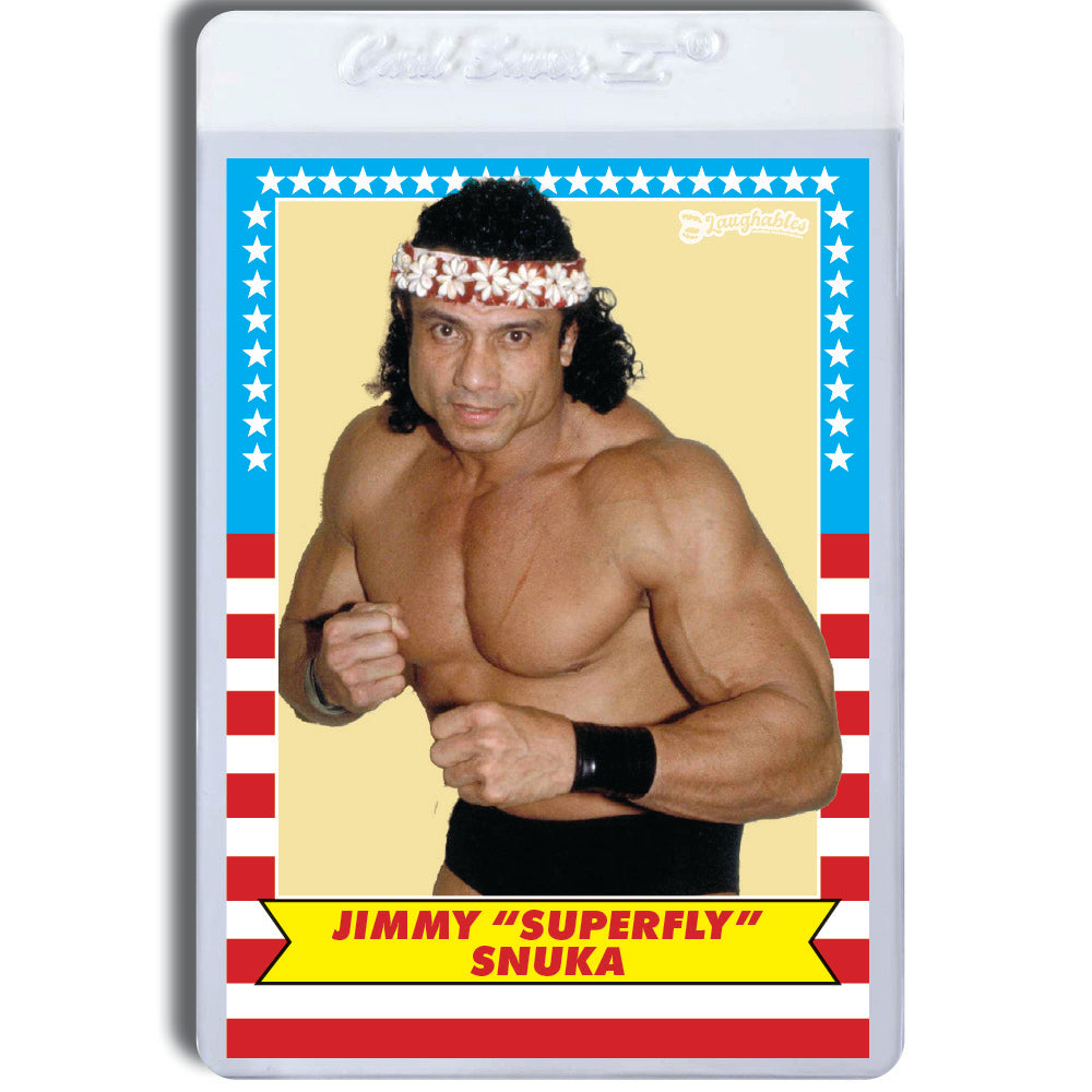 Jimmy Superfly Snuka | Wrestling Legends | Limited | Custom Art Trading Card Novelty #96