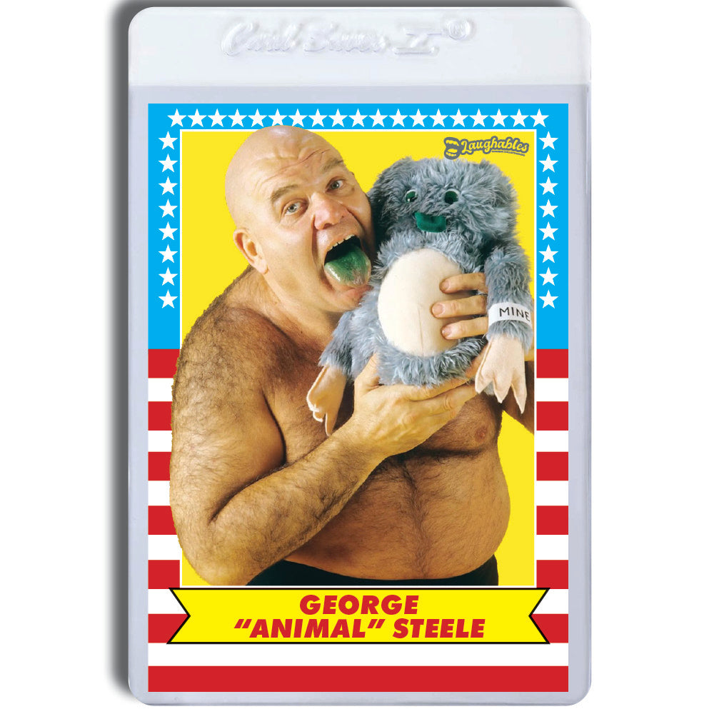 George The Animal Steele | Wrestling Legends | Limited | Custom Art Trading Card Novelty #91