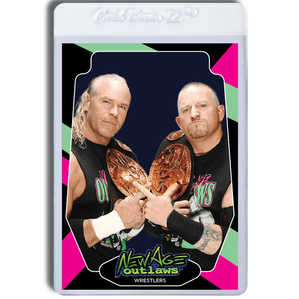 New Age Outlaws | Wrestling | Limited | Custom Art Trading Card Novelty