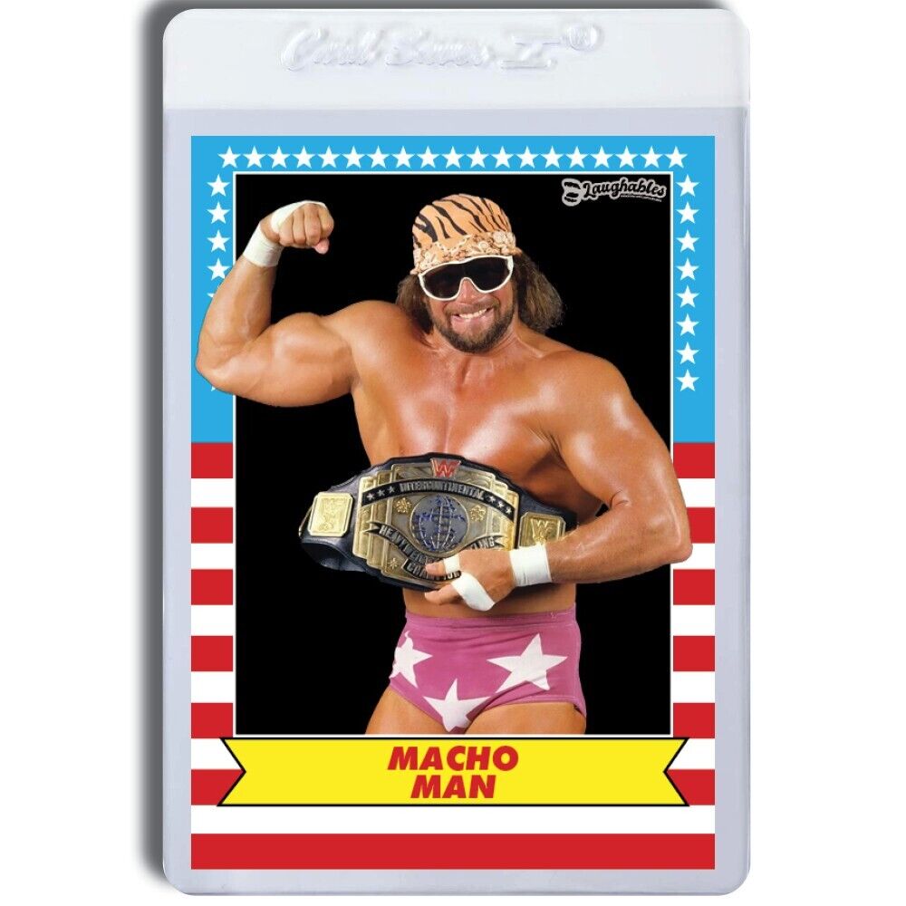 Macho Man | Randy Savage | Wrestling Legends | Custom Art Trading Card Novelty #79