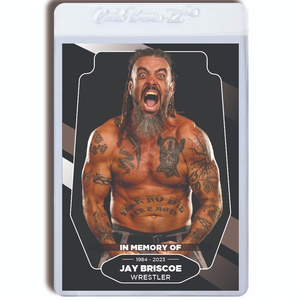 Jay Briscoe | Custom Wrestling Trading Card Novelty RIP