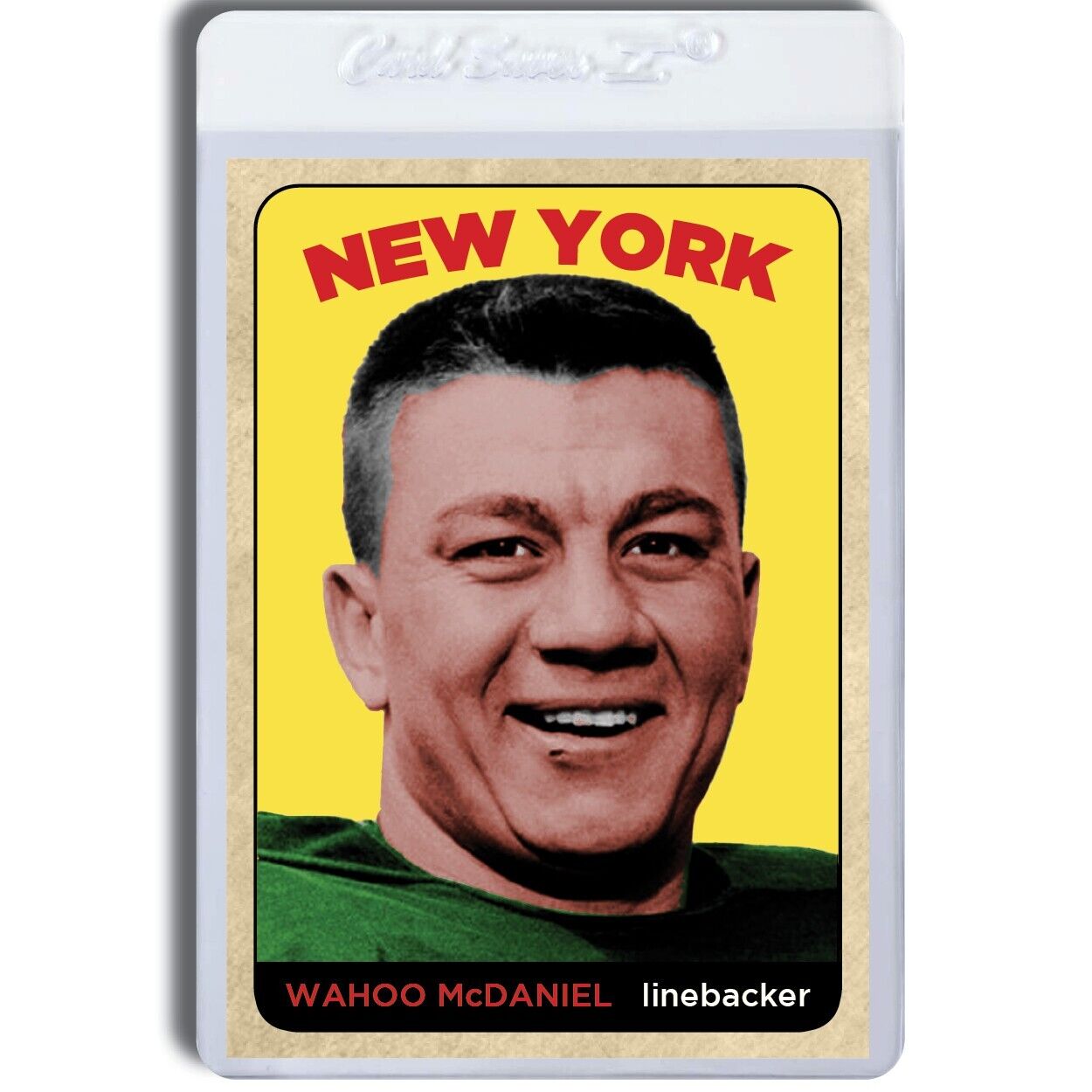 Wahoo McDaniel | New York Jets | 1965 ACEO Custom Trading Card Novelty