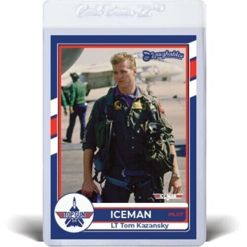 Iceman | Val Kilmer | Top Gun | Custom Art Trading Card Novelty