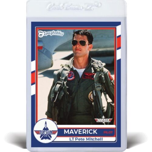 Maverick | Tom Cruise | Top Gun | Custom Art Trading Card Novelty